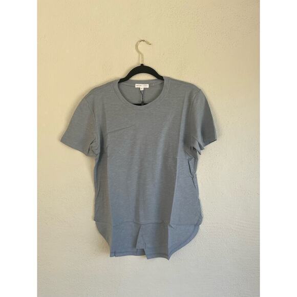 Grey Lab Woman Blue Round Neck T-Shirt, Size Medium - Picture 2 of 6